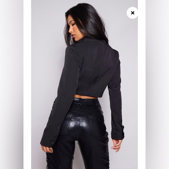 PrettyLittleThing Cropped Blazer - US 6 NWT - Picture 4 of 7